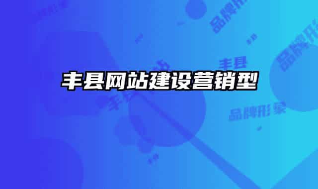 豐縣網(wǎng)站建設(shè)營銷型