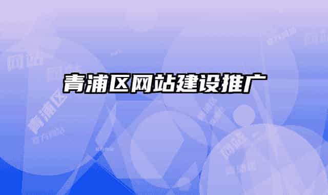 青浦區(qū)網(wǎng)站建設(shè)推廣
